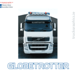 Globetrotter Outline window sticker