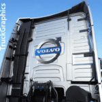 Volvo Badge Back of Cab Blue