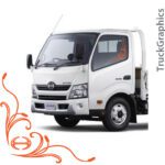 HINO Side window Stickers