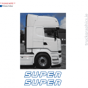 Scania Side Window SUPER  Outline