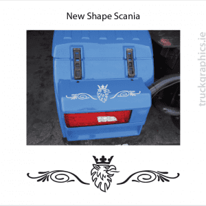 Scania Brake Light cover decal New Shape