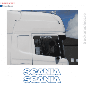 Scania Side Window SCANIA Outline