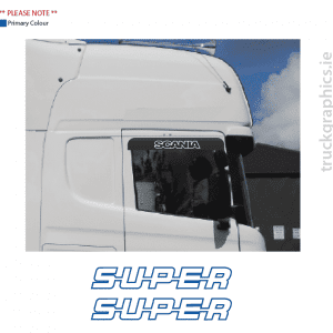 Scania Side Window Super Outline