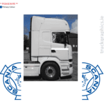 Scania Side Window Decal Griffin Badge