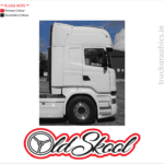 SCANIA Old skool side window decals