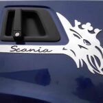 Scania S series door handle badge 01