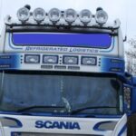 SCANIA 4 SPOT DEEP FIBREGLASS SUNVISOR TO FIT SCANIA TOPLINE 4 & R SERIES