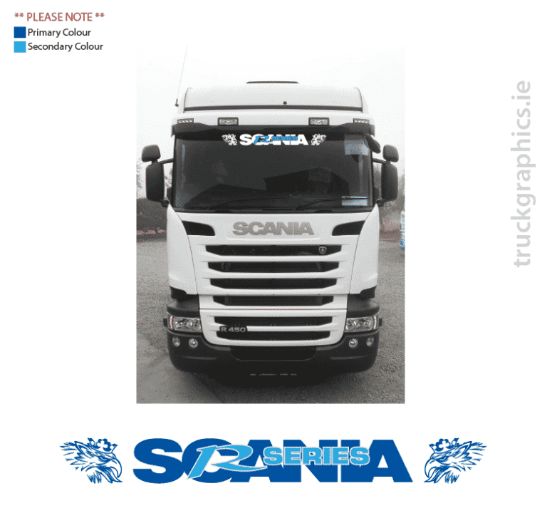 Scania R Series Griffin Window Sticker | Truck Window Decal | Truck ...