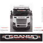Scania Passion for Power Window decal