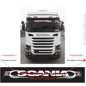 Scania Passion for Power Window decal