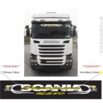 Scania - Front Windscreen Decals - 24B - Passion for Power