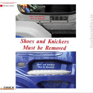 Shoes and Knickers Must Be Removed