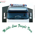 Middle Lane Freight Train