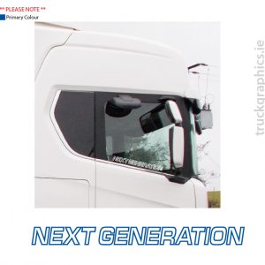Next Generation Outline Side Window Decals
