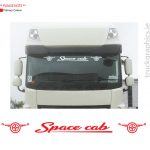 Space Cab with logos