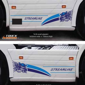 Scania Streamline Side Skirt Deacls