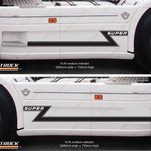 Dutch Super Side Skirt stripes