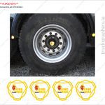 Scania King of the Road Wheel Stickers