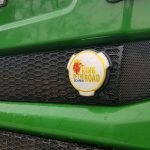 Scania Emblem King Of The Road (White/Gold)