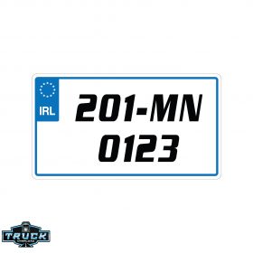 Motorbike Plates - Standard IRL