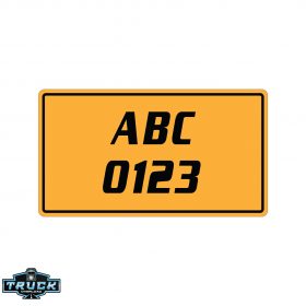 Motorbike Plates - Standard NI / UK