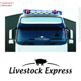 LiveStock Express window sticker