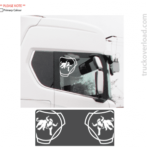 Scania Side Window Bulls