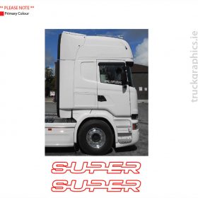 Scania Side Window New Super Outline