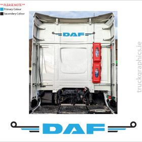Daf XG Back of cab Logo