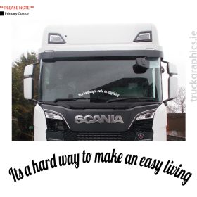 It's a hard way to make an easy living