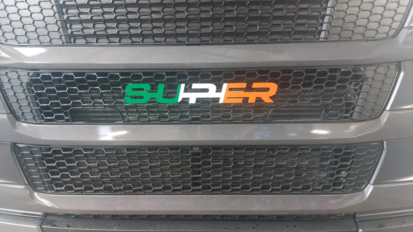 Tri colour Super 2.0 badge – Truck Overload