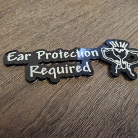 Ear Protection required EMBLEM