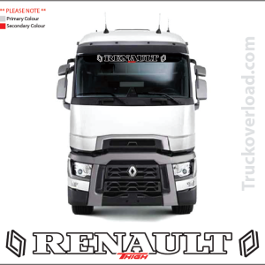 Renault T HIGH Window Decal