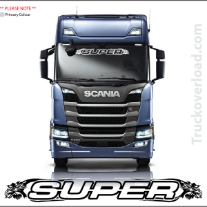 Scania Super Griffin Window Decal