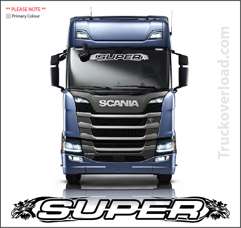 Scania Super Griffin Window Decal