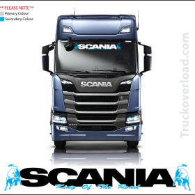 Scania King of the road Window Decal
