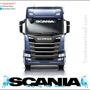 Scania King of the road Window Decal