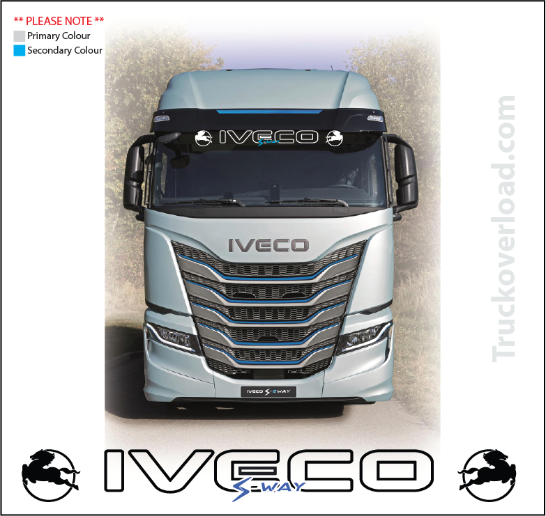 IVECO S WAY Window Decal