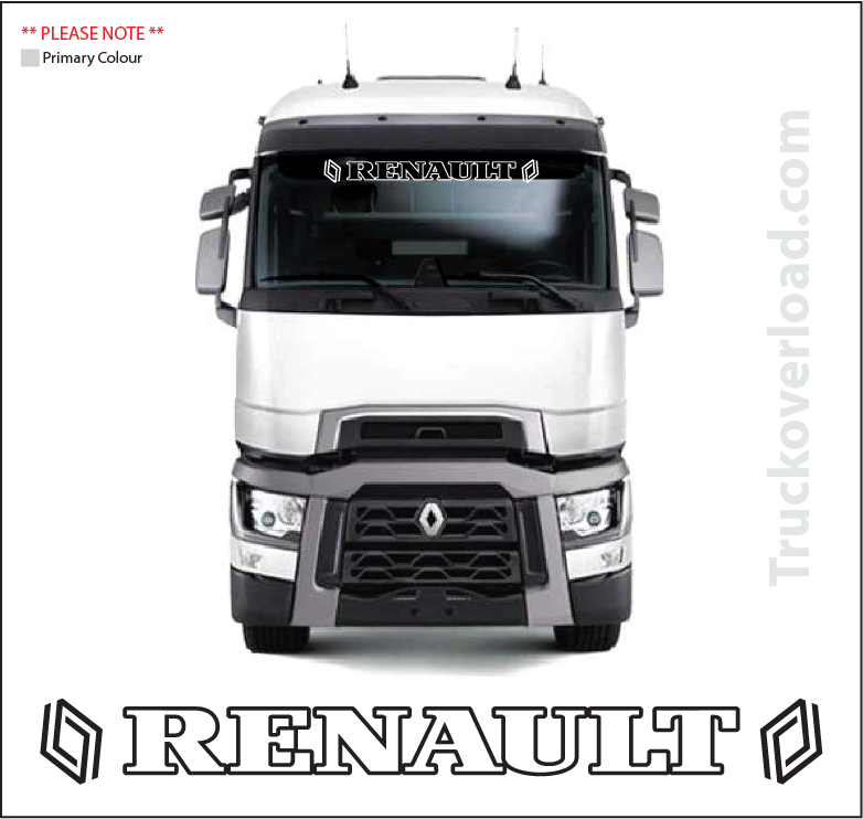 Renault T window Decal