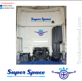 Daf Super Space Back of cab
