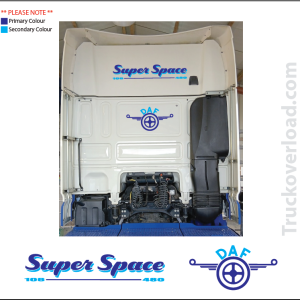 Daf Super Space Back of cab