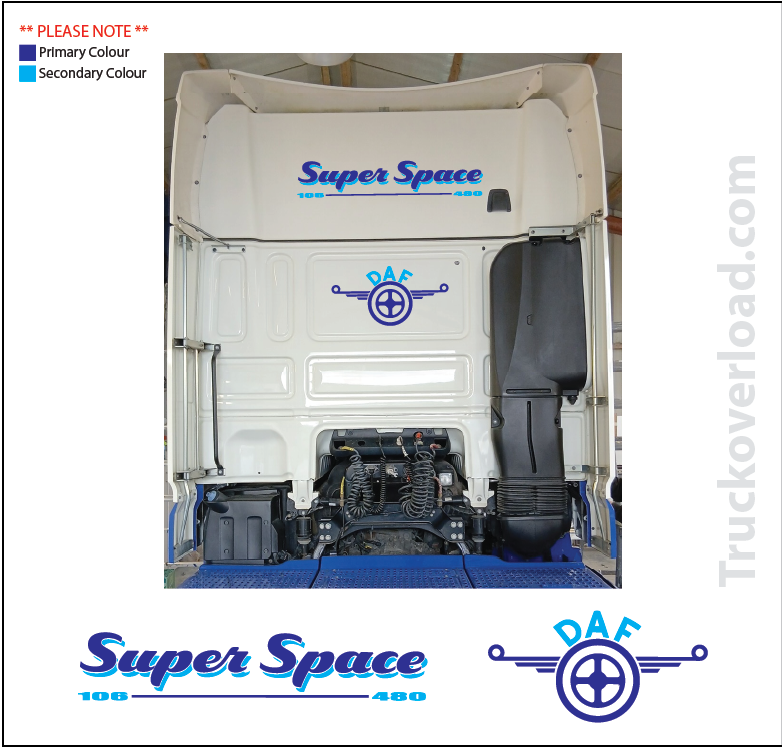 Daf Super Space Back of cab